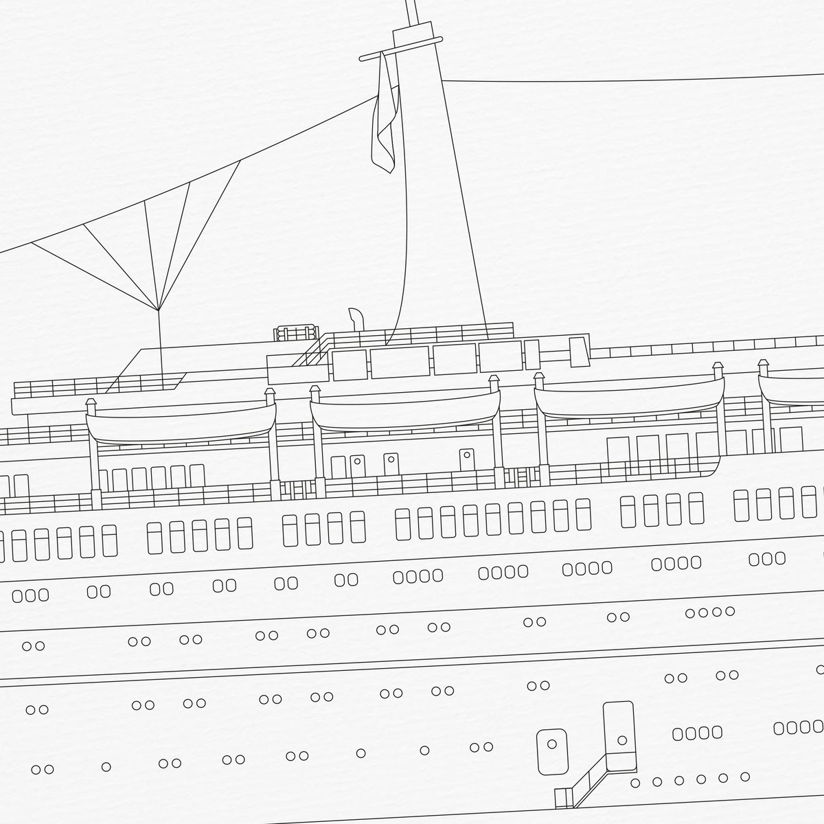 Poster van Rotterdam - SS Rotterdam Hotel | WIJCK. 
